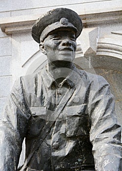 Stone Statue of the Chinese People's Liberation Army photo
