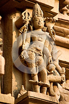 Stone Statue in Jain Temple, Khajuraho