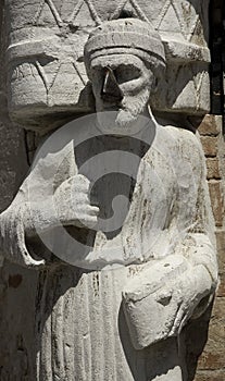 Stone Statue of Sior Antonio Rioba, Campo Dei Mori