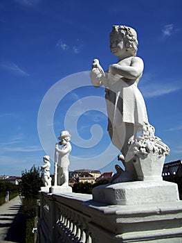 Stone Statues of Children