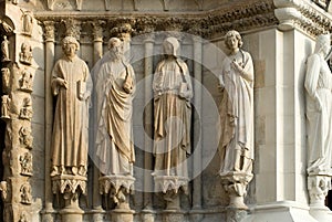 Stone Statues, Reims Cathedral,