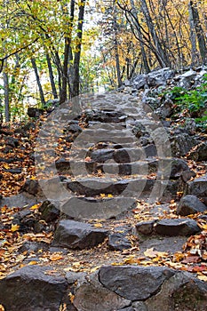 Stone steps in Baraboo, WI