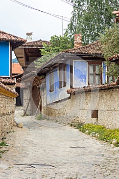 Stone Street Blues houses in Koprivshtitsa, Bulgaria