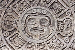 Stone of the sun - the Mayan calendar photo