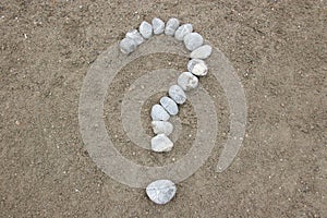 Stone Symbol Question Mark