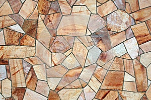 Stone Terracotta Mosaic Background