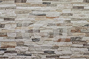 stone texture background, pattern of decorative slate stone wall surface