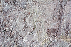Stone texture during the development of an old marble quarry near the village of Artyshta