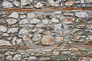 Stone texture of old Greece house