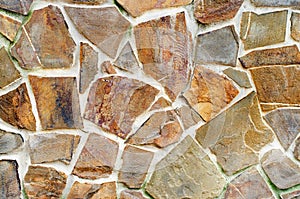 Stone texture, old wall, horizontal background for design.