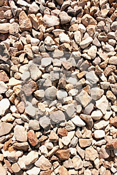 Stone texture, white light rock surface, pebble pattern, small gravel backdrop, abstract background, wallpaper