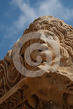 Stone Theater Mask, Myra, Turkey