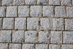 Stone tile pavement texture background