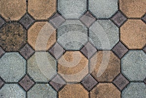 Stone tile pavement