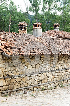 Stone-tiled architecture of the Balkans in Bulgaria