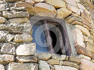 Stone tower window