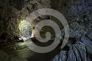 Stone tunnel