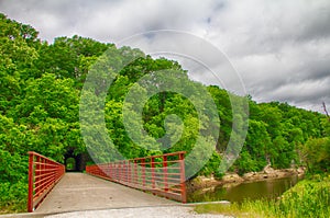 Rocheport Tunnel on the Katy Trail Along the Missouri River photo