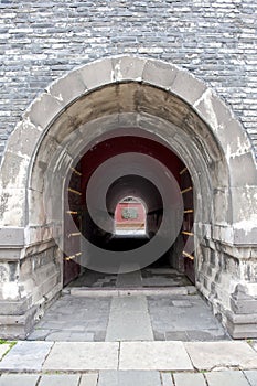 Stone tunnel in Shenyang Forbidden City