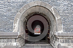 Stone tunnel in Shenyang Forbidden City