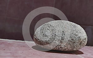 The stone used to rub the body parts affected by dirt will be clean