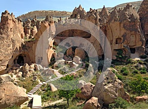 Stone valleys of Cappadocia photo