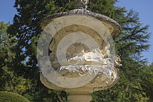 Stone vase, Jardines de la Granja de San Ildefonso, monuments in