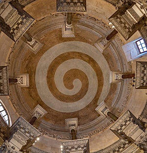 Stone vaults of Diocletian's Palace in Croatian city Split