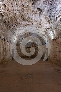 Stone vaults of Diocletian's Palace in Croatian city Split