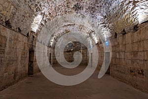 Stone vaults of Diocletian's Palace in Croatian city Split