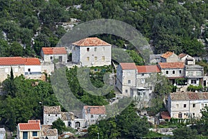 Stone village of Blato on Mljet island