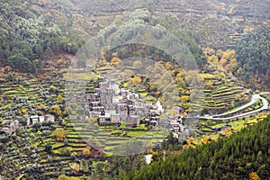 Stone village called Piodao in Serra da Estrela, Portugal