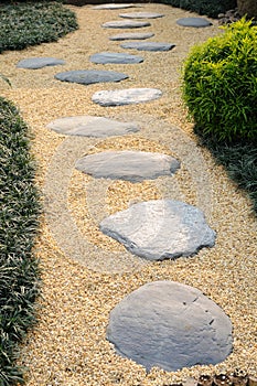 Stone walkway