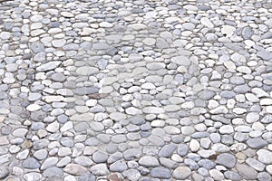 Stone walkway gray,background small patterns decorative on floor