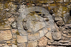 stone wall as background masonry from old stone 1