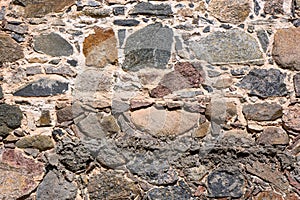 stone wall as background masonry from old stone 13