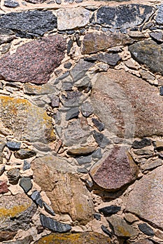 stone wall as background masonry from old stone 2