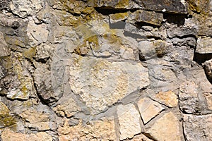 stone wall as background masonry from old stone 3