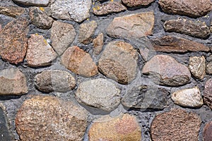 stone wall as background masonry from old stone 4