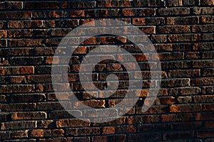 Stone wall as background or texture. Brickwork background of facade. Background of old wall. Walls pattern for