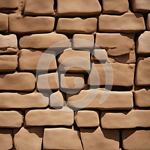 stone wall background _A sandstone wall with a rough and uneven surface. The wall has a solid and sturdy texture