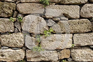 Stone wall background texture
