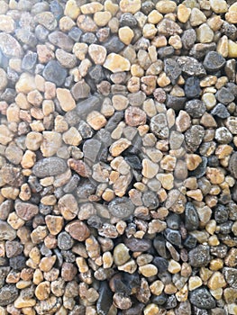 Stone wall in the beach macro nature background