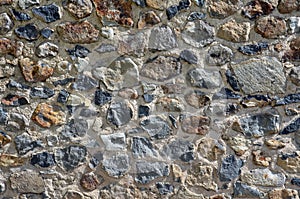 Stone wall detail