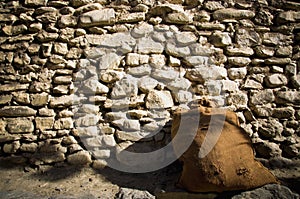 Stone wall gunny bag