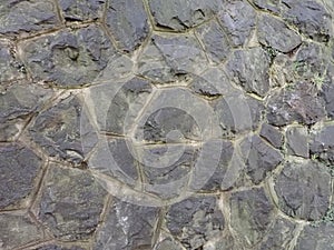 stone wall irregular shape texture