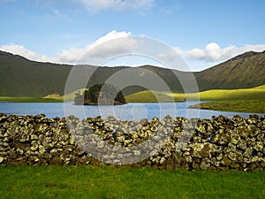 Caldeirao do Corvo lake, Azores photo