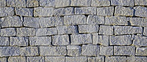 Granite stone wall