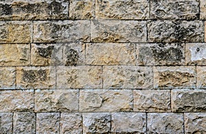 Stone wall masonry background
