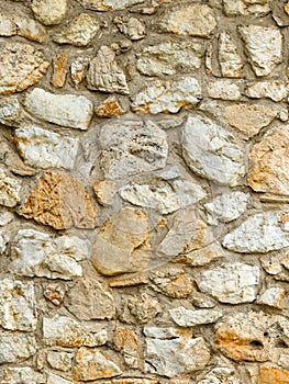 Stone wall, natural stones